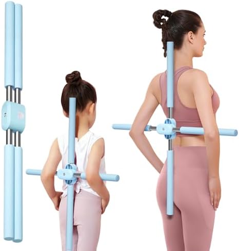 Yoga Stick, Back Cross Orthosis for Adult And Child, Foam Stainless Steel Material, Improving Hunchback and Chest Back Support, Hump Corrector Posture Corrector Stick Stretching rod(23.6-35.4in) by Unknown