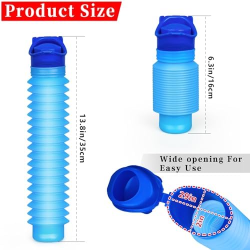 Portable Urinal, Portable Car Urinal for Men and Women, 750ml, Leakproof - Image 2