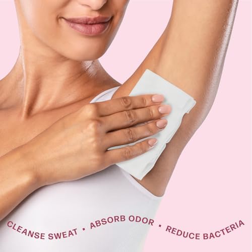 Dew Well Deodorant Wipes - Individually Wrapped Armpit Wipes - Aluminum Free Body Sheets with Natural Extracts - Rose Towelette for Travel - 50 Count, Pack of 3, Rose - Image 3
