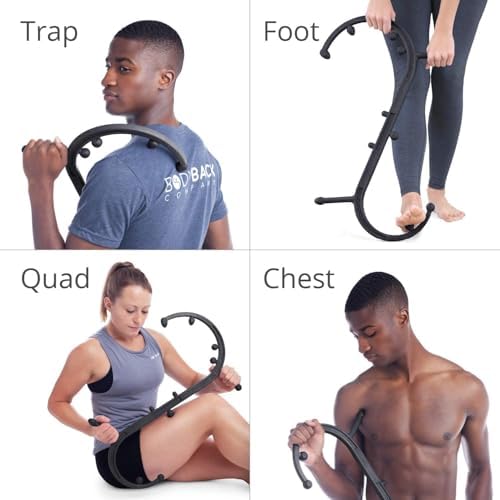 Body Back Buddy Classic Back Massager & Neck Massager for Pain Relief Black - Image 4
