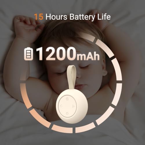 Portable Baby Sound Machine & Essentials for Babies & Kids-Putty - Image 3