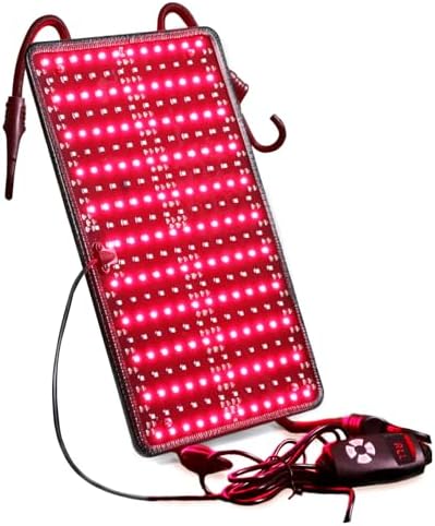 PEEKO Red Light Therapy Panel for Sauna Tent, 660nm and 850nm Near Infrared Light, 252 LED Red Light Therapy Device for Home Sauna, Face and Body - Image 2