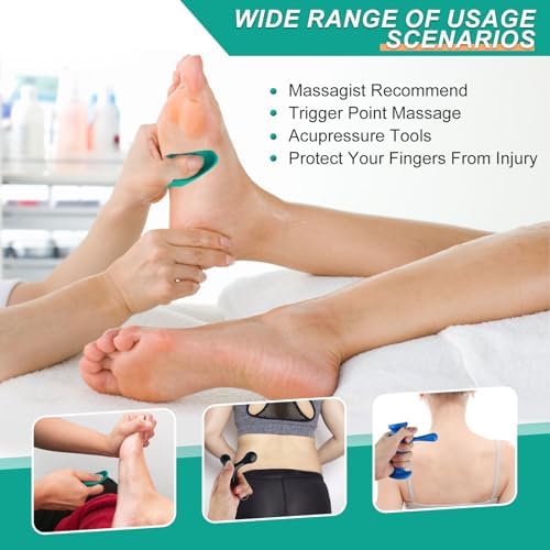 Trigger Point Massage Tool Set, 3 Pack Manual Body Massagers - Image 3