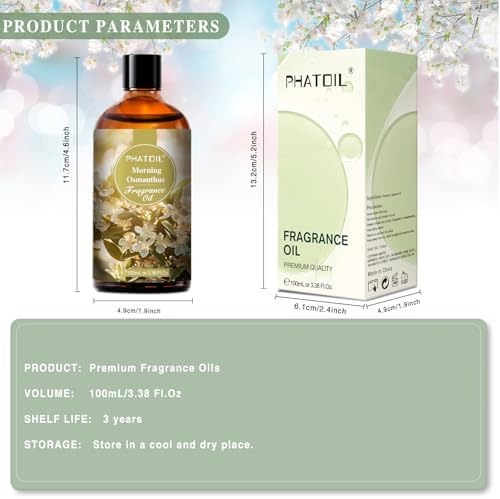 PHATOIL Morning Osmanthus Fragrance Oil for Diffuser Aromatherapy 3.38FL.OZ - Image 3