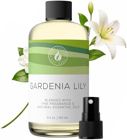 Aroma Country Gardenia Lily Luxury Diffuser Oil Refill (8.5 Fl Oz) by AromaCountry