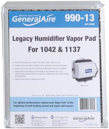 GeneralAire 990-13 Humidifier Water Filter GFI #7002 Compatible with GeneralAire 709, 990, 1040, 1137, 1042LH, and SL16 by CompleteFiltrationServices