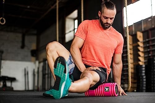 TRIGGERPOINT Performance Therapy Grid Foam Roller for Exercise, Deep Tissue Massage and Muscle Recovery, Original (13-Inch), Pink - Image 2