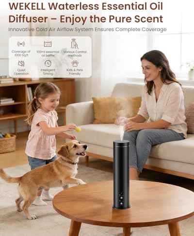 Waterless Essential Oil Diffuser for Large Room, 1000 Sq Ft Coverage - Image 2