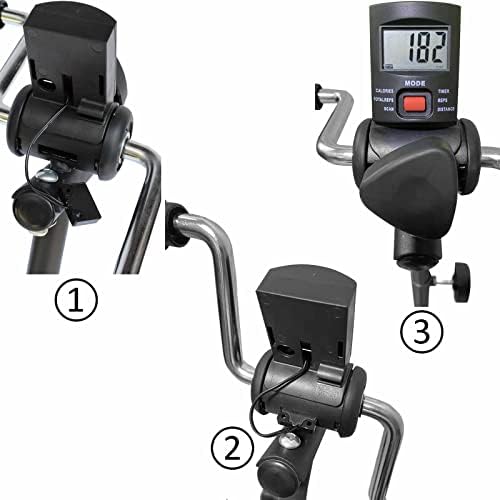 Pedal Exerciser Bike Hand Arm Leg and Knee Peddler Adjustable Fitness Equipment for Seniors, Elderly Home Pedal Exercise Bike for Total Body, with Gift Box & Monitor - Image 5