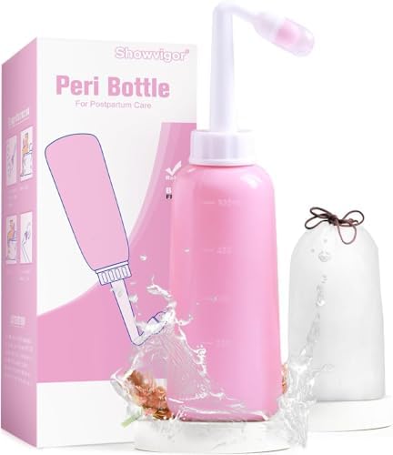 Premium Peri Bottle for Postpartum Care | Upside Down Peri Bottle, Portable Bidet for Perineal Recovery and Cleansing After Birth 12OZ/350ml by Showvigorismorethanjustabranditsalifestyle