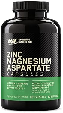 Optimum Nutrition Zinc and Magnesium Aspartate Recovery Supplement, 180 Ct by OPTIMUMNUTRITION