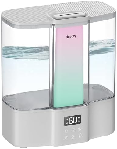 AEOCKY Geek-Level Ultrasonic Humidifier, 4L Top-Fill Cool Mist Diffuser by AeockyDirect