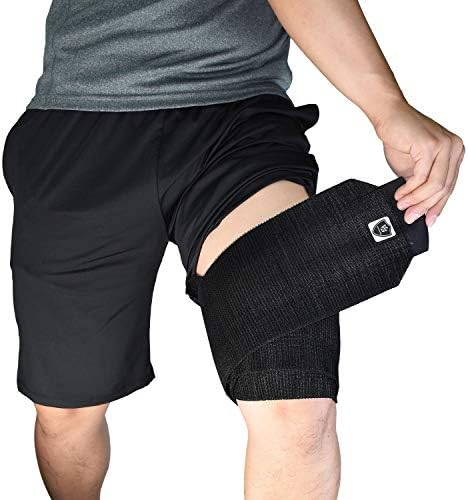 Vital Salveo Elastic Breathable Thigh Wrap,Adjustable Compression for Alleviating Stiffness and Fatigue Targeted Muscle Support for Sports, Gym & Daily Recovery (1 PC)/5.5"* 70" by VSVITALSALVEO