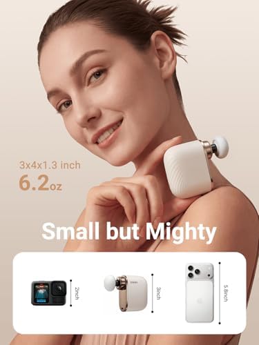 Modi Mini Massage Gun | Portable Powerful 3200RPM Handheld Massager | High Intensity Muscle Massager | Massage Gun Deep Tissue | Lightweight Percussion Body Massager Gun Relief | Airplane Safe - Image 4