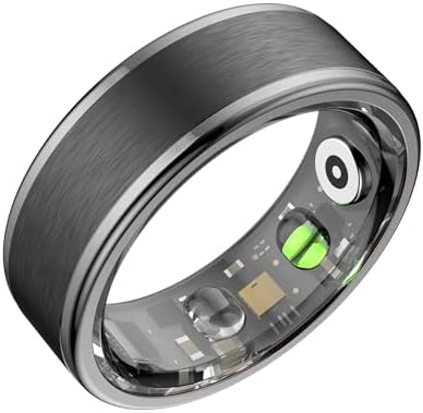 Smart Ring for Women and Men, Fitness & Sleep Tracker, Black 13 by Osawalla