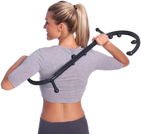 Body Back Buddy Classic Back Massager & Neck Massager for Pain Relief Black - Image 2