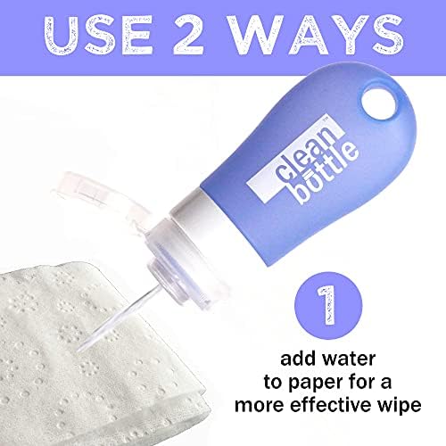CleanButtle Travel Bidet – Your Ultra Discreet Portable Bidet On The Go – CleanButtle Gets Your Butt’le Clean (Blue) Personal Handheld Water Sprayer - Image 2