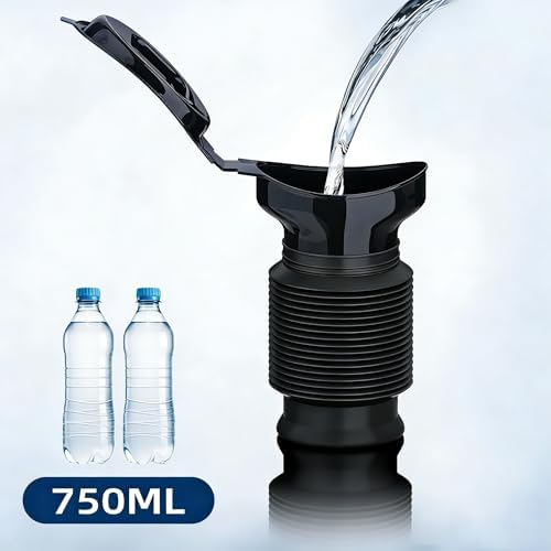 Pee Bottles for Men, Emergency Urinal, Collapsable Portable Urinal 750ML - Image 2