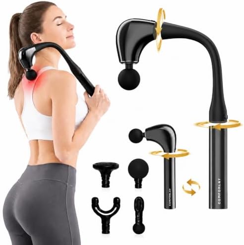 2-in-1 Detachable Muscle Massage Gun Deep Tissue with Extension Handle by Unknown