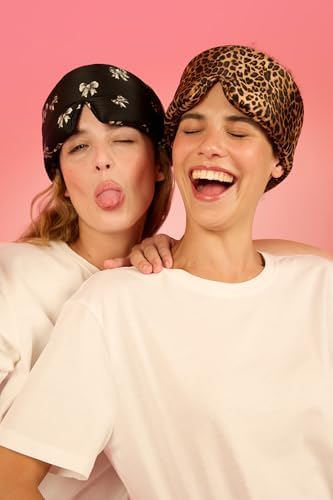 Glow People Silk Sleep Mask – 100% Mulberry Silk Eye Mask for Sleeping, Total Blackout, Cloud-Soft and Adjustable for Beauty Sleep and Travel - Belle - Image 7