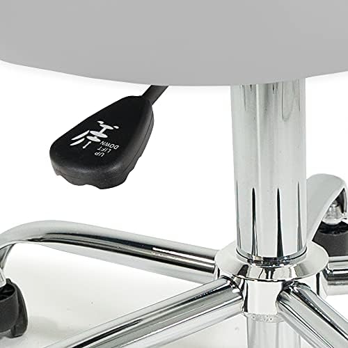 EARTHLITE Pneumatic Massage Salon Drafting Stool - No Leaking (vs. Hydraulic), Adjustable, Rolling, CFC-Free / Medical Spa Facial Chair - Image 5