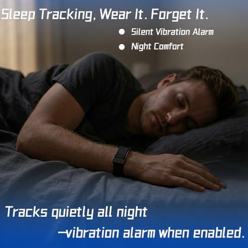 Smart Bracelet Health and Fitness Tracker No Subscription Fees Black - Image 3