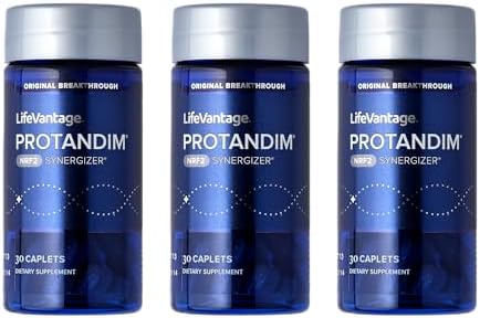 Protandim Nrf2 Synergizer – Cellular Health & Antioxidant Support Supplement – Healthy Aging Formula with Turmeric, Ashwagandha, Green Tea & Milk Thistle – 30 Capsules by LifeVantage