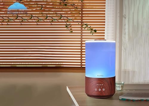 BlueHills 4000 ML Premium 4L Essential Oil Diffuser XL Humidifier Dark Wood - Image 5