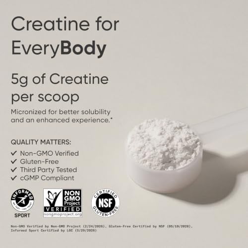 Sports Research® Creatine Monohydrate Powder 5g, Fruit Punch (13.97oz) - Image 2
