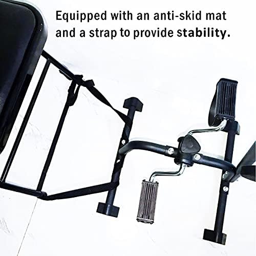 Pedal Exerciser Bike Hand Arm Leg and Knee Peddler Adjustable Fitness Equipment for Seniors, Elderly Home Pedal Exercise Bike for Total Body, with Gift Box - Image 6