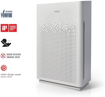 WINIX AM90 Air Purifier for Home Large Room Up to 1740 Ft² in 1 Hr With Air Quality Monitor, True HEPA, Carbon Filter and Auto Mode, Captures Pet Allergies, Smoke, Dust - Image 3