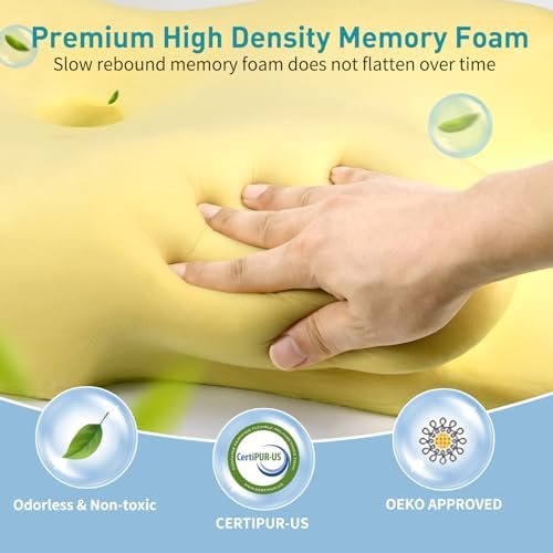 Cervical Neck Pillow for Pain Relief - Ergonomic Side Sleeper Pillow(White) - Image 5