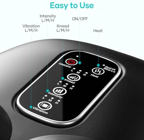 LUBBYGIM Foot Massager with Heat, Feet Massage with Shiatsu Deep Kneading - Image 3