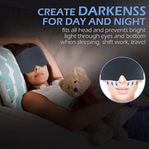 Mavogel Full Coverage Sleep Mask for Sleeping, Light Blocking Eye Mask - Image 5