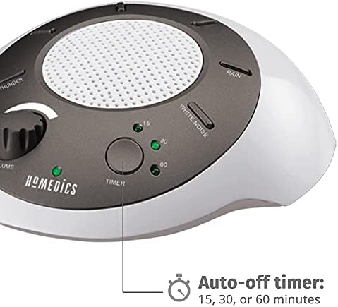 Homedics SoundSleep White Noise Sound Machine, Gold, Small Travel Sound Machine with 6 Relaxing Nature Sounds, Portable Sound Therapy for Home, Office, Nursery, Auto-Off Timer, by Homedics (Pack of 3) - Image 6
