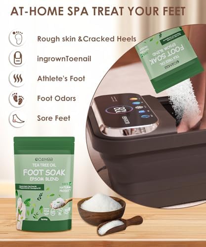OOAMBB Collapsible Foot Spa Bath with Remote Control,Heat,Bubble,Timer - Image 3