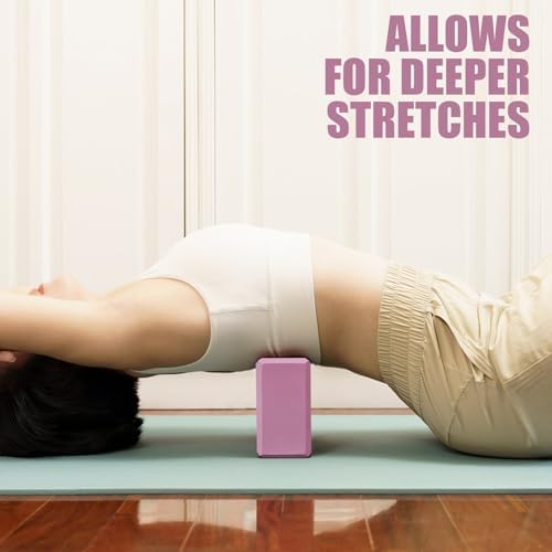 Septo 2 Pcs Yoga Blocks, 9x6x3 Inch Foam Blocks for Pilates - Image 7