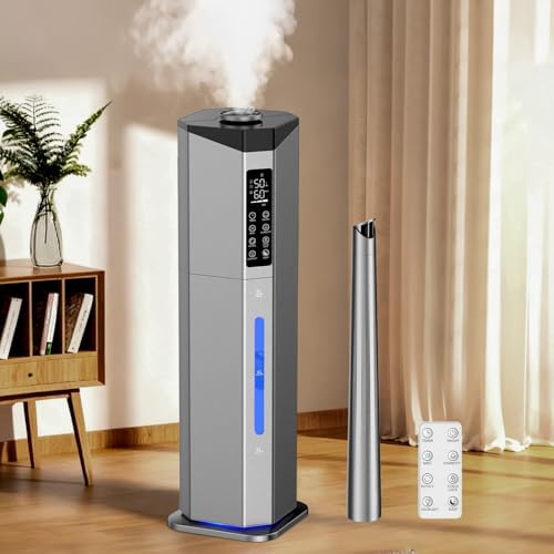 Home Humidifier for Large Room, 2.38Gal Cool Mist Top Fill,2000ft² by PeaceCozinessComfortable