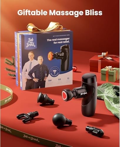 BOB AND BRAD M7 Plus Mini Massage Gun with Heat, FSA Eligible & HSA Approved Deep Tissue Percussion Massager for Back & Neck Stiffness - Portable, Quiet, Ultra-Lightweight - Image 6