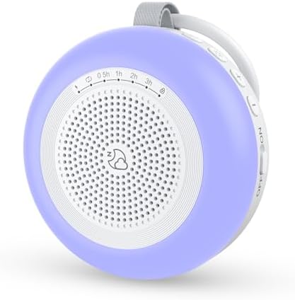 Portable Sound Machine for Baby,LEICEX White Noise Machine,33 Soothing Sound 10 Colors Night Light Sleep Machine for Baby Kids,Timer and Memory, Travel Sound Machine for Sleep Office Privacy Travel by LEICEX