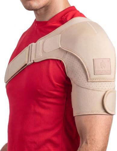 Sparthos Rotator Cuff Shoulder Brace for Women & Men - Support - Beige-UNI by Sparthos