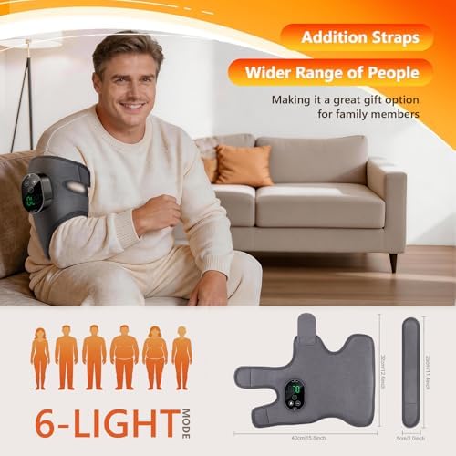AWIL 2 Pack Update 3-in-1 Wireless Ankle and Foot Massager Heating Vibration Support Wrap for Daily Ankle Care - Image 4