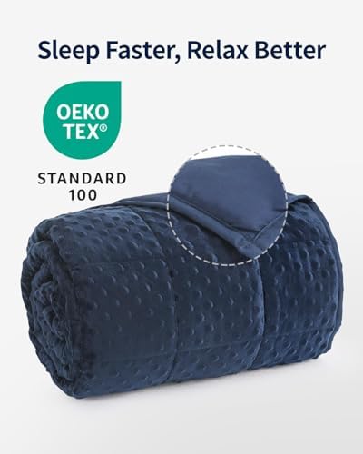 Mr. Sandman Weighted Blanket for Adults, Full Size 20 lbs, 48 x 72 Inches - Image 2