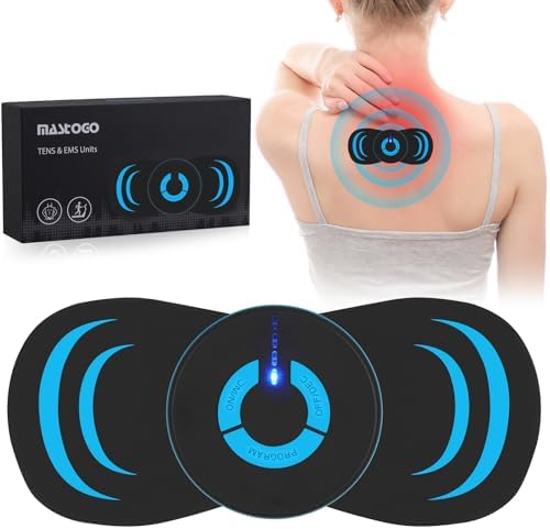 MASTOGO Wireless TENS Unit 6 Mode 10 Intensity - Portable Rechargeable TENS Unit Muscle Stimulator for Pain Relief by MASTOGO