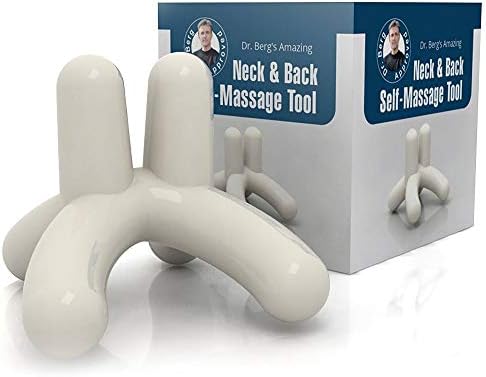 Dr. Berg Body, Neck & Back Self-Massage Tool - Comes with an Instructions Manual & Access to How-to Online Videos by DrBergNutritionals