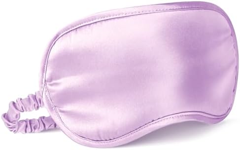 LULUSILK Mulberry Silk Sleep Eye Mask for Sleeping Women and Men, Lavender by LULUSILK