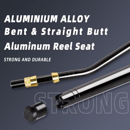 Deep Sea Fishing Rod, Heavy Duty Bent Butt Trolling Rod with Roller Guides,Conventional Fishing Rod - Image 4