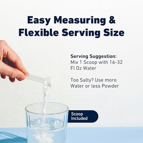 Electrolytes Powder, Raw Unflavored, 800mg Sodium, 90 Servings - Image 4