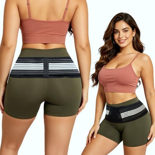 SI Joint Belt for Women, Size L, Sacroiliac Support & Sacral Brace by Unknown