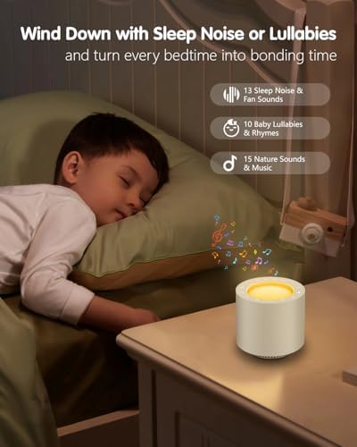 Red Light Therapy White Noise Sleep Sound Machine for Baby - Image 6